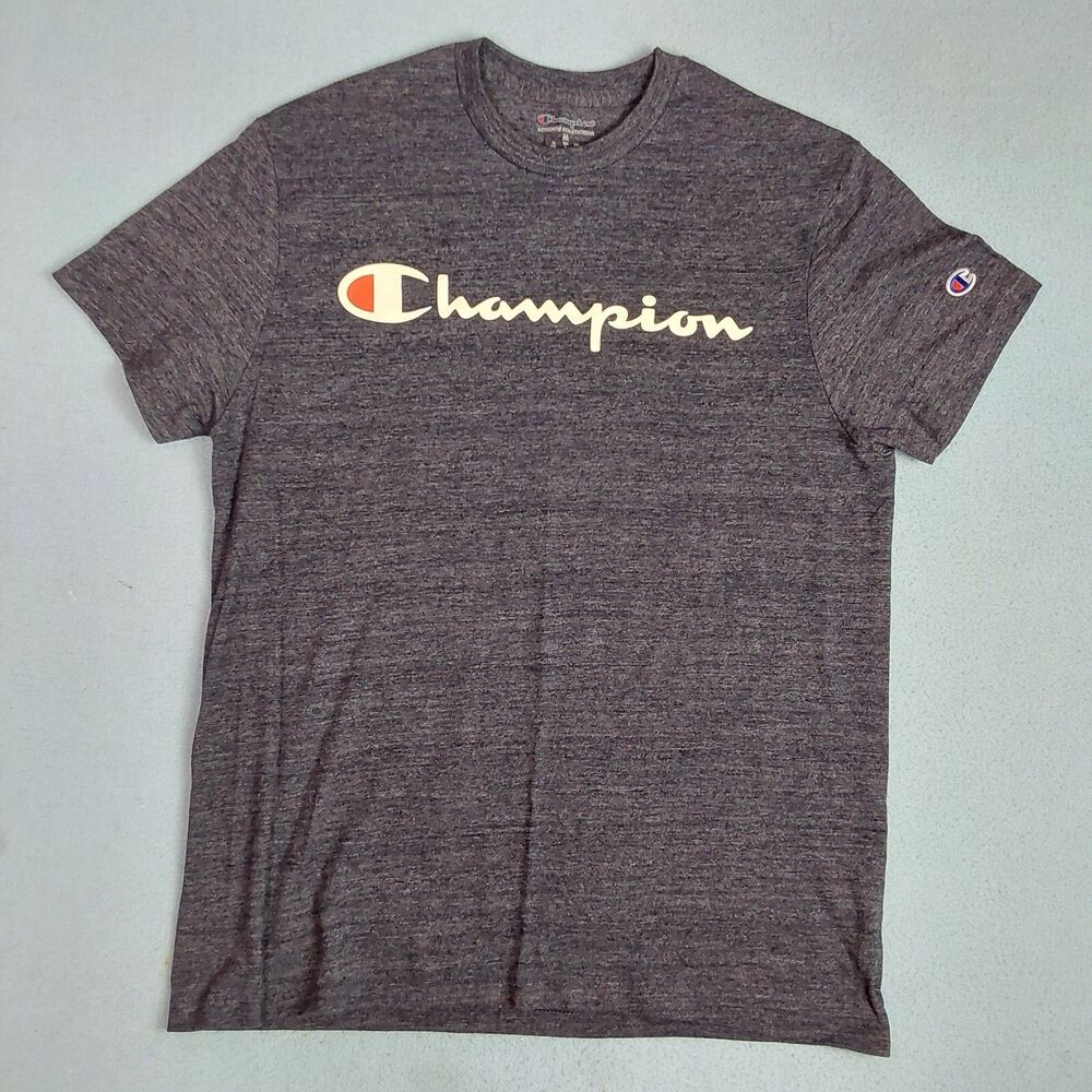 Champion Authentic Athleticwear Men's Medium Gray Logo T-Shirt